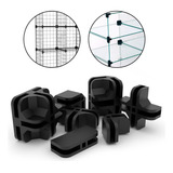100 Conectivos Conectores Montagem Balcão Vitrine Vidro Tela