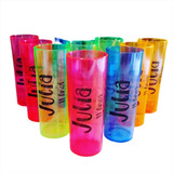 100 Copo Long Drink Personalizado Neon