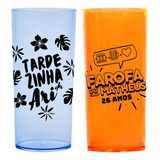 100 Copos Longdrink 320ml Personalizados