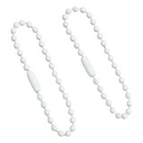 100 Corrente De Bolinha Ferro Com Canoa 10cm Tag Chaveiro Cs