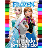 100 Desenhos Para Pintar E Colorir Frozen Folha A4 Avulsa 2 Desenhos Por Folha 0334