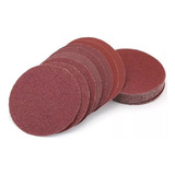 100 Discos De Lixa 125mm Com Sem Furo Tipo Velcro