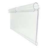 100 Displays Porta Etiqueta De Preço P Gancho 30mm X 110mm