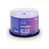 100 Dvd r Dual Layer 8 5gb Printable Maxprint