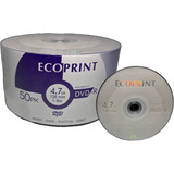 100 Dvd r Eco Print Logo Branco 4 7 Gb 120 Minutos 16x