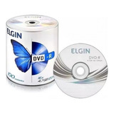 100 Dvd r Elgin 16x Com Logo Nf Dvd R Virgem Dvd r R