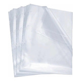 100 Envelope Saco Plástico Fino A4 P pasta Catalogo 4 Furos