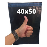 100 Envelope Segurança 40x50 Sedex Reciclado Lacre Preto