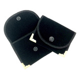 100 Envelopinhos De Veludo Preto 7x9cm Para Joias Atacado