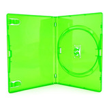100 Estojo Caixa Capas Box Dvd Amaray Verde Cx Para Xbox