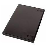 100 Estojo Capa Box Case Dvd cd Simples Preto Slim Fino