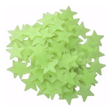 100 Estrelas Fluorescentes Neon Parede Quarto Brilha Escuro
