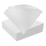 100 Filtros De Papel Branco Para Coador Hario V60 02 Café