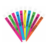 100 Fita Pulseira Festa Identificação Personalizada Evento