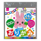 100 Folhas Papel Origami 24 Cores 15x15 Cm Arte Em Papel Liso