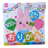 100 Folhas Papel Origami 24 Cores 15x15 Cm Tsuru Avião Japão