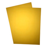 100 Folhas Papel Tipo Color Plus Colorido Na Massa 180g A4 Cor Amarelo Ouro