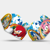 100 Forminha Doces Sonic The Hedgehog