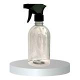 100 Frasco Borrifadores 500ml Pet Gatilho Pulverizador Preto