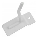 100 Ganchos 5cm Branco Ou Preto Para Painel Canaletado Mdf