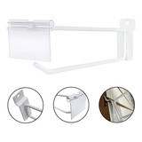 100 Ganchos Para Canaletado Branco Com Porta Preço 20cm
