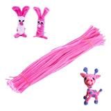 100 Hastes De Chenille Limpador De Cachimbo 30cm Cores