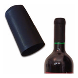 100 Lacre Capsula Termoencolhível Vinho Preto Fosco 34x60mm
