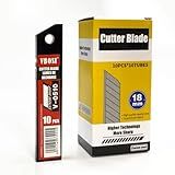 100 Lâminas De Estilete Largo 18mm Profissional Uso Geral