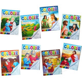 100 Livrinhos Bíblico Infantil De Colorir Com Histórias