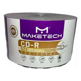 100 Midia Virgem Cd r Maketech Grava Jogo Ps1