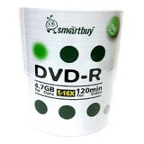 100 Mídia Virgem Dvd Smartbuy Logo 4 7gb 120min Original