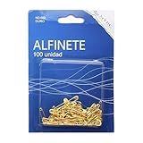 100 Mini Alfinete De Segurança Ouro N- 000 19MM NYBC