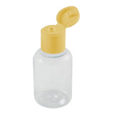100 Mini Frasco De Pet 30 Ml Com Tampa Flip Top Para Creme