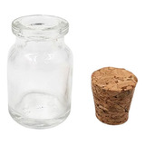 100 Mini Vidros Penicilina 5 Ml Tampa Rolha Artesanato
