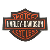 100 Novo Patch Bordado Harley Davidson Grande 26cm X 20cm