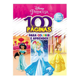 100 Páginas Para Colorir Disney Princesas De Eduardo Staker Editora Rideel Capa Mole Em Português