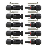 100 Pares Conector Mc4 Painel Energia Solar Fotovoltaico