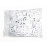 100 Pares Ilhós Para Cortina Varão De 28mm Branco Redondo