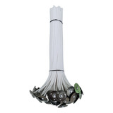 100 Pavio De Vela Com Ilhós 17cm Médio 2mm Pavio Algodão