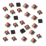 100 Pçs Botão Táctil Micro Chave Telecomando Renault 4p