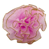 100 Pcs Flor De Tecido Rococo 5 5cm Lilás