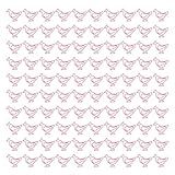 100 Peças De Clipes De Papel Pequenos Clipes De Papel De Pintinho Cores Vibrantes Clipes De Papel De Animais à Prova D água à Prova De Ferrugem Reutilizáveis Fio De Ferro Clipes De Papel Fofos