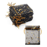 100 Peças De Joias De Organza Moon Star Sacos De Doces 2 7