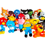 100 Pelucia Personagens Bichos Sortidos P maquina Grua