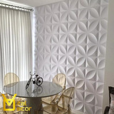 100 Placas Revestimento De Parede Pvc 3d Vital Decor 25x25cm