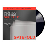 100 Plásticos Externos 0 20 Grosso P Lp Vinil Capa Gatefold