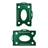 100 Porta Crachá Rígido Horizontal E Vertical Verde