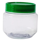 100 Pote 120 Ml Plastico Cristal Papinha Tempero Geleias