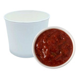 100 Potes D Papel Biodegradável Açaí Sorvete 140ml Sem Tampa