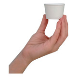100 Potes D Papel Biodegradável Açaí Sorvete 50ml Com Tampa
